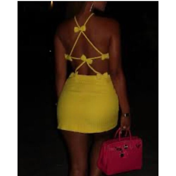 Alexis Chella Sol Yellow Dress Medium NWT - Picture 4 of 9
